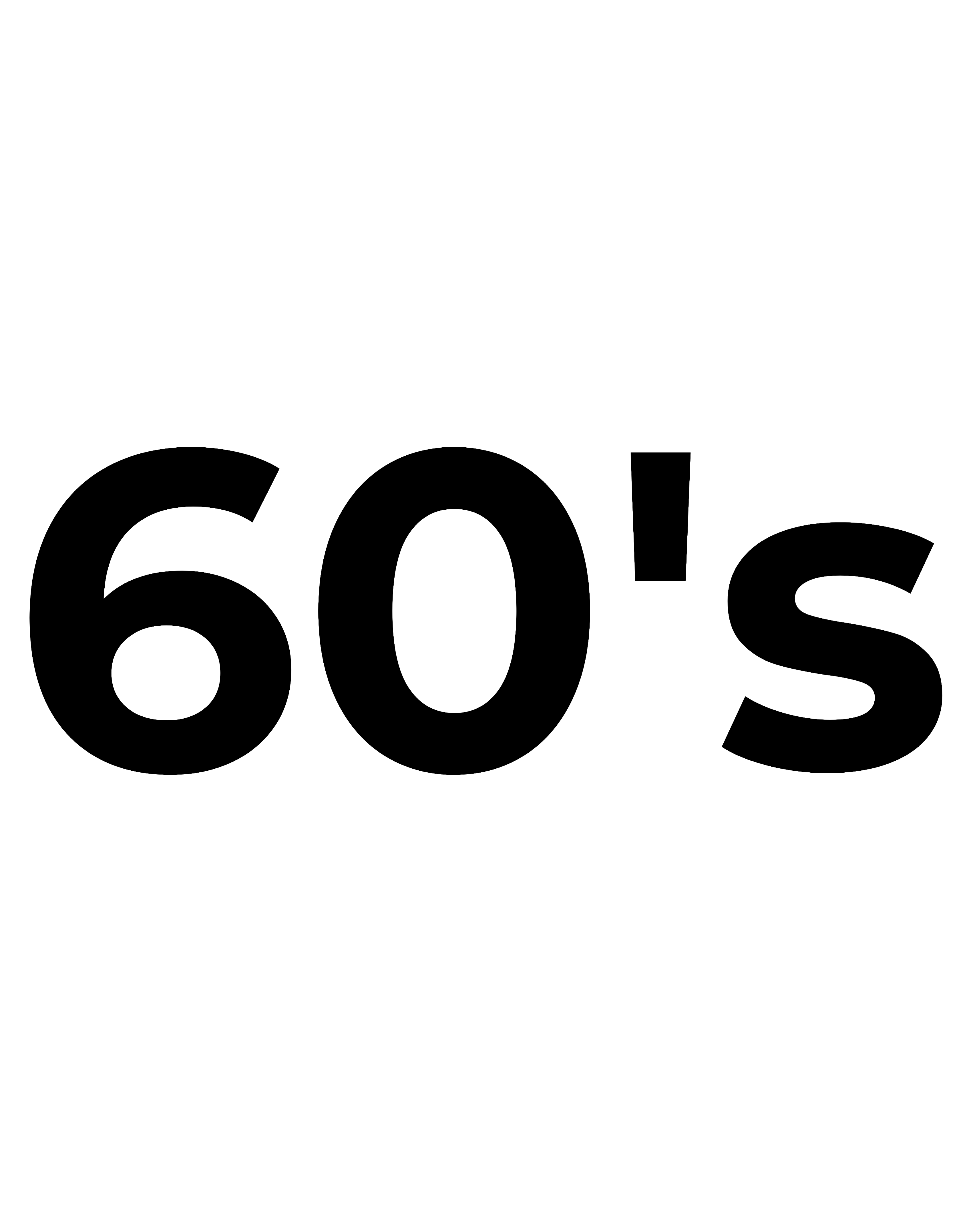 60's