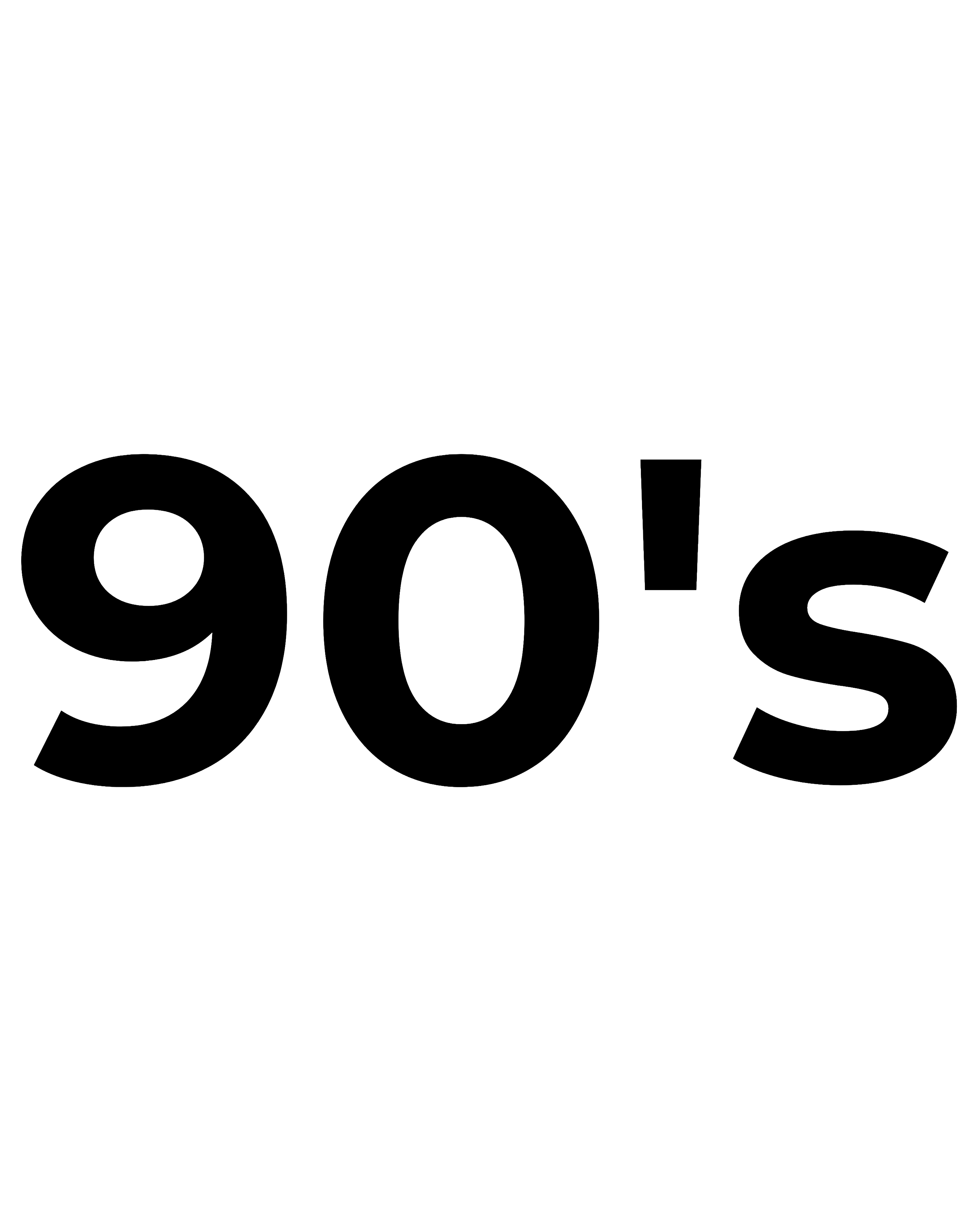 90's