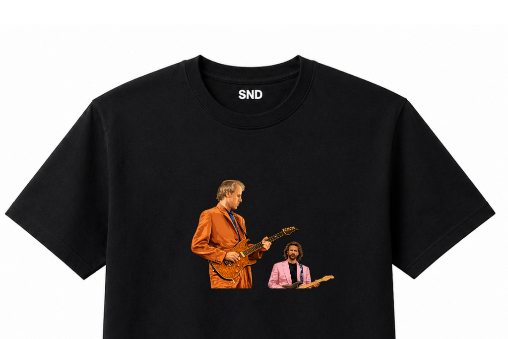 Guitar heroes | Knopfler x Clapton inspired T-Shirt